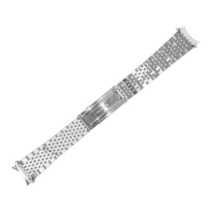 Silver 9-Row Beads Of Rice BOR Metal Bracelet