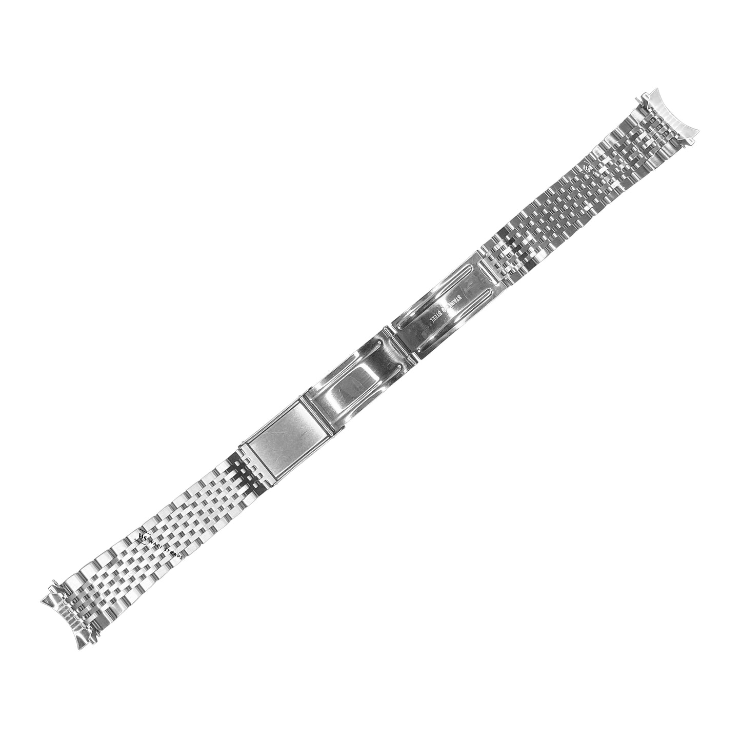 Silver 9-Row Beads Of Rice BOR Metal Bracelet