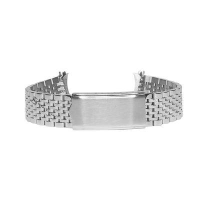 Silver 9-Row Beads Of Rice BOR Metal Bracelet