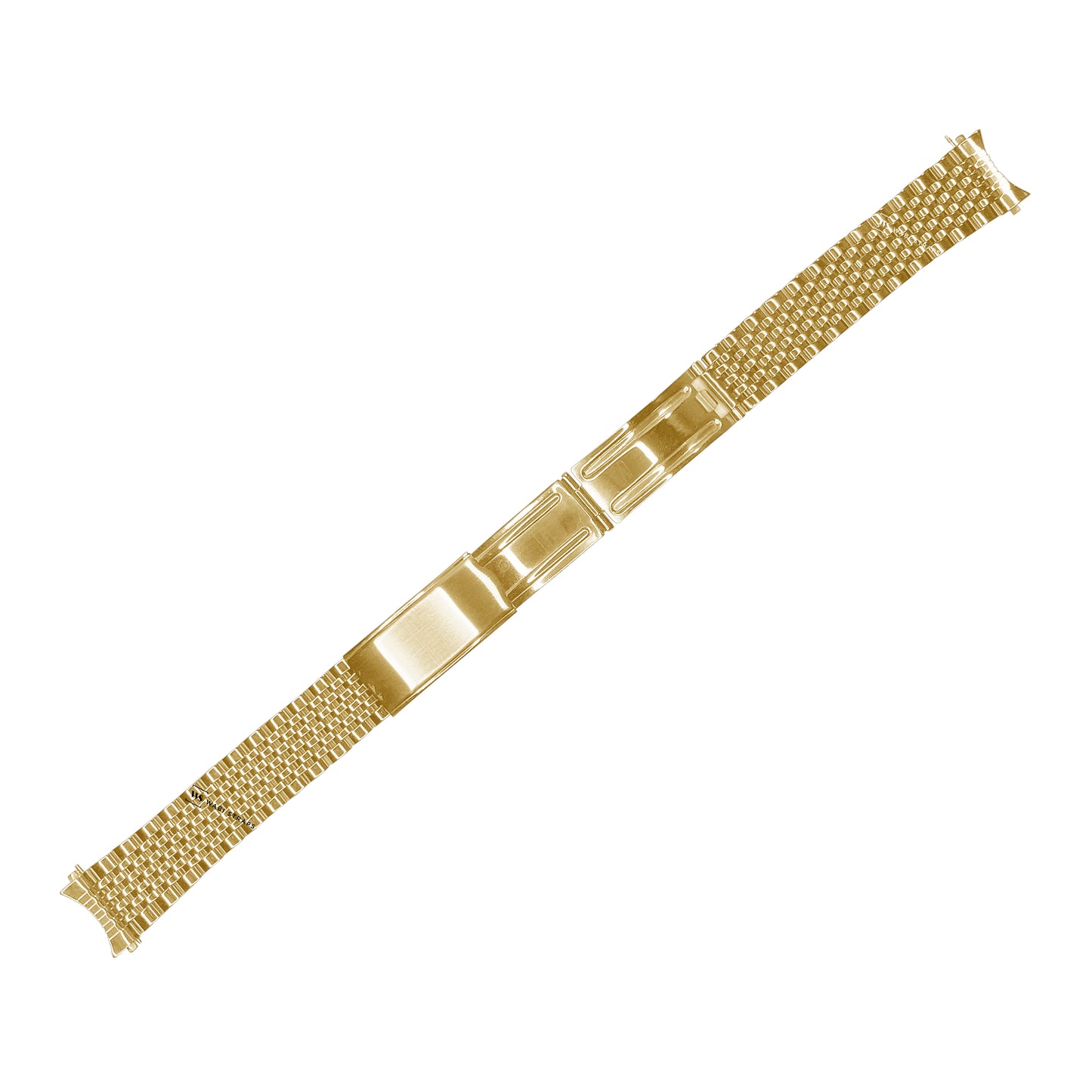 Gold 9-Row Beads Of Rice BOR Metal Bracelet