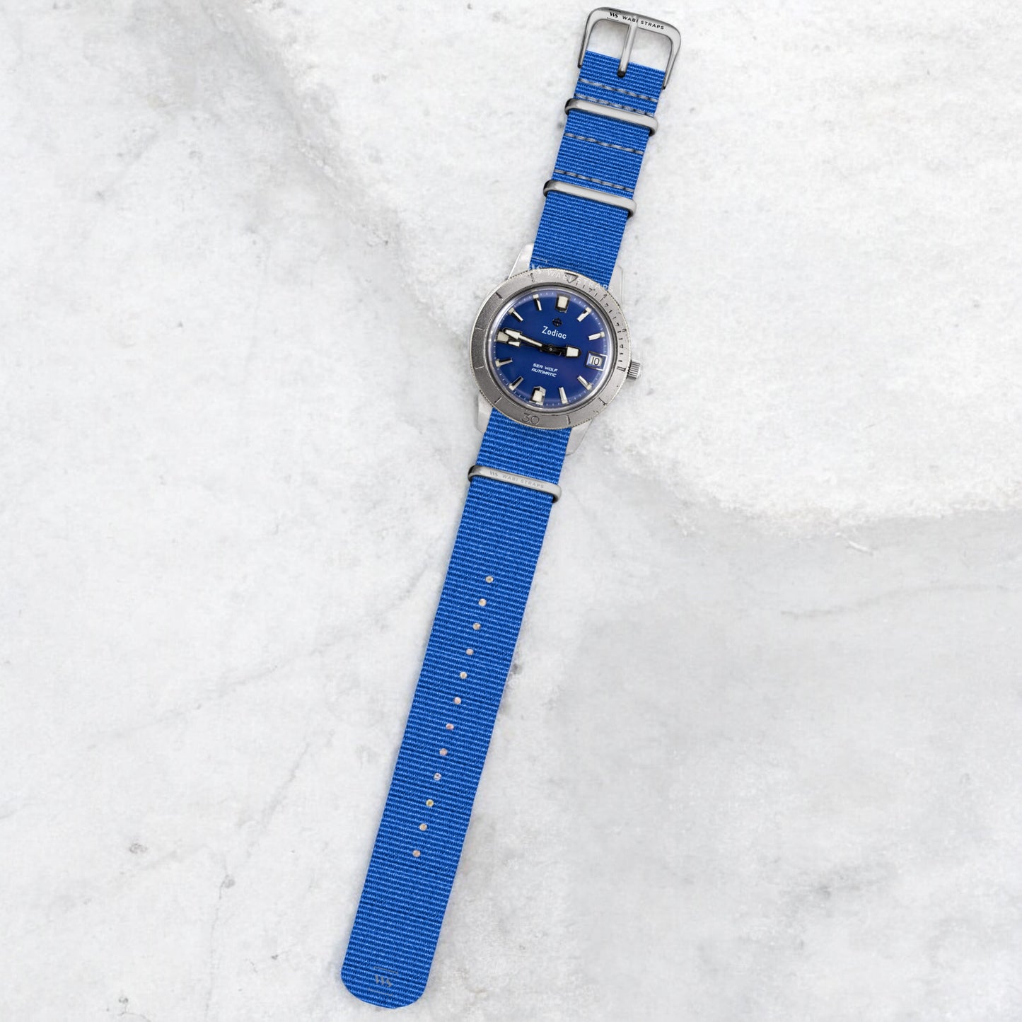 Royal Blue Neon British Military Watch Strap