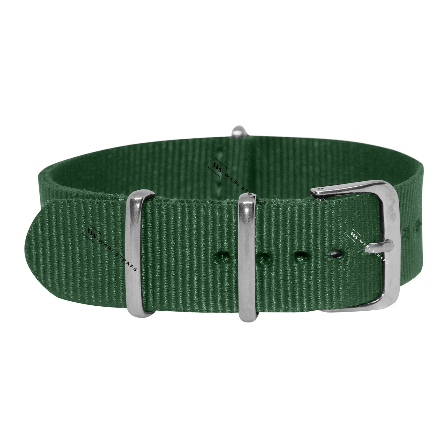 Dark Green Neon British Military Watch Strap