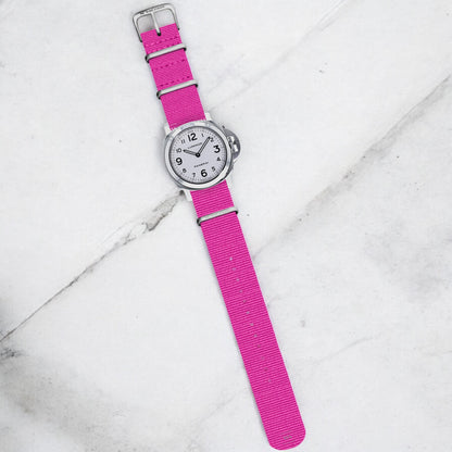 Magenta Neon British Military Watch Strap