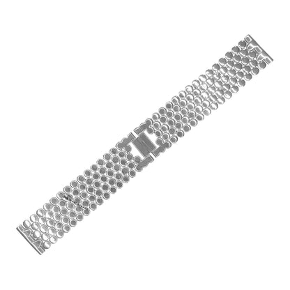 Silver Octagon Honeycomb Link Metal Bracelet