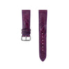 Purple Ostrich Handcrafted Leather Strap