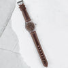 Bronze Oxford Padded Leather Strap