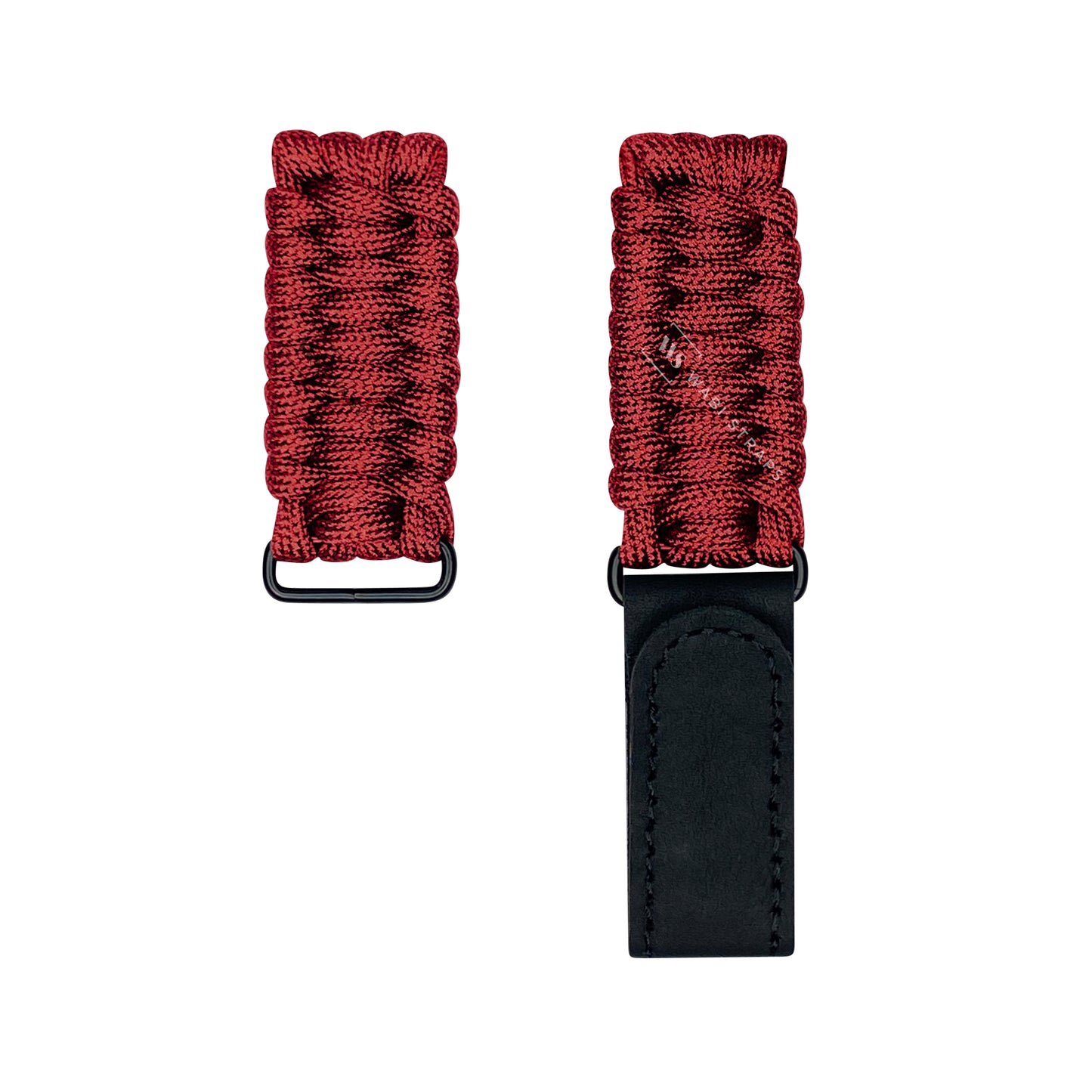 Red Paracord Rope Velcro Watch Strap