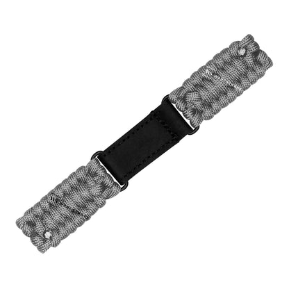 Grey Paracord Rope Velcro Watch Strap