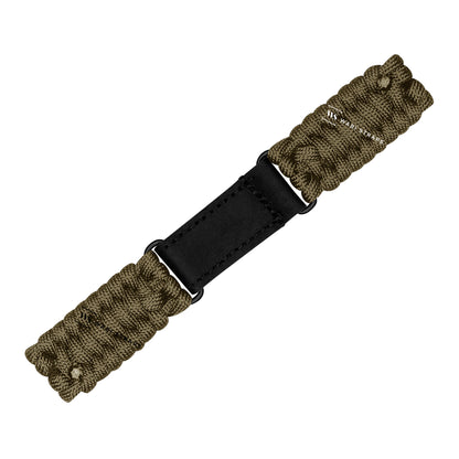 Green Paracord Rope Velcro Watch Strap