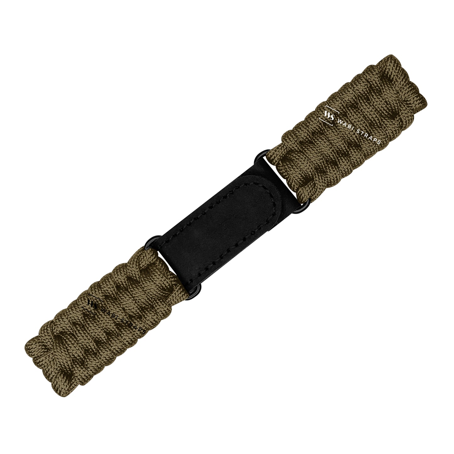 Green Paracord Rope Velcro Watch Strap