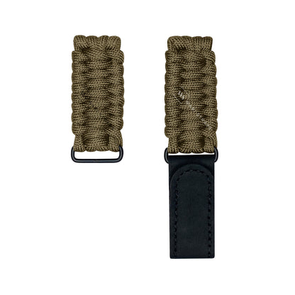 Green Paracord Rope Velcro Watch Strap