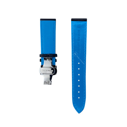 Blue Perforated Rally Watch Strap