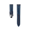 Blue Perforated Rally Watch Strap