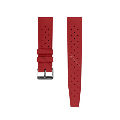 Red Vintage Perforated Tropic Strap