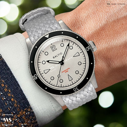 White Woven Perlon Strap