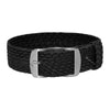 Black Woven Perlon Strap