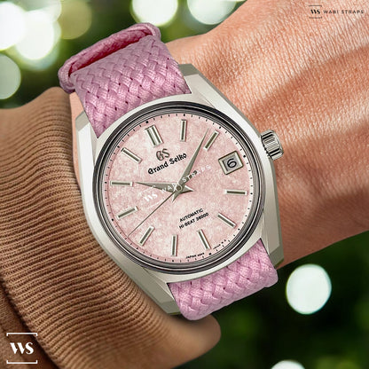 Pink Woven Perlon Strap