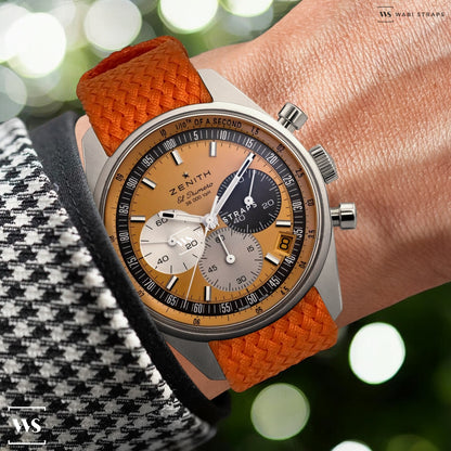 Orange Woven Perlon Strap