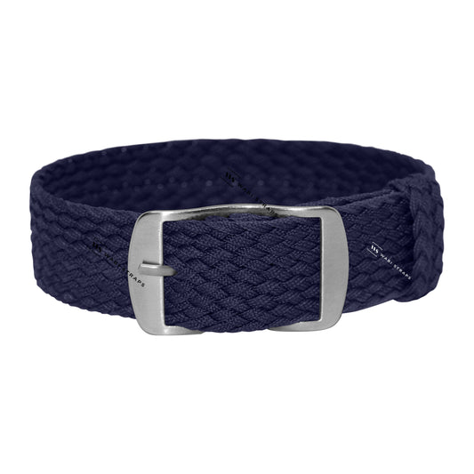 Navy Blue Woven Perlon Strap