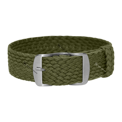 Army Green Woven Perlon Strap