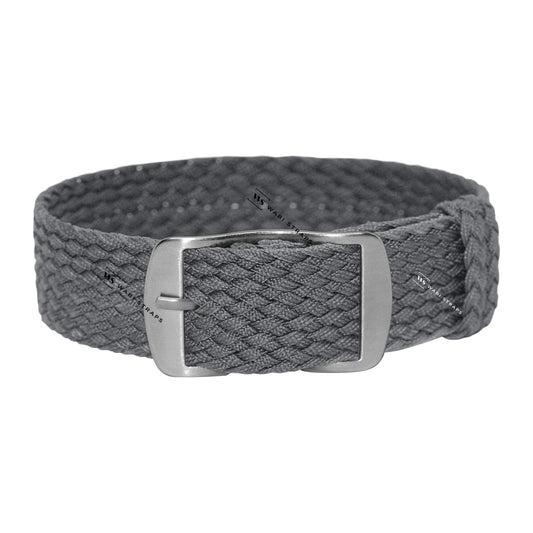 Grey Woven Perlon Strap