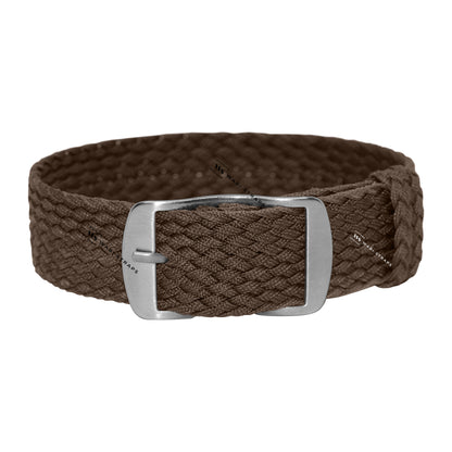 Brown Woven Perlon Strap