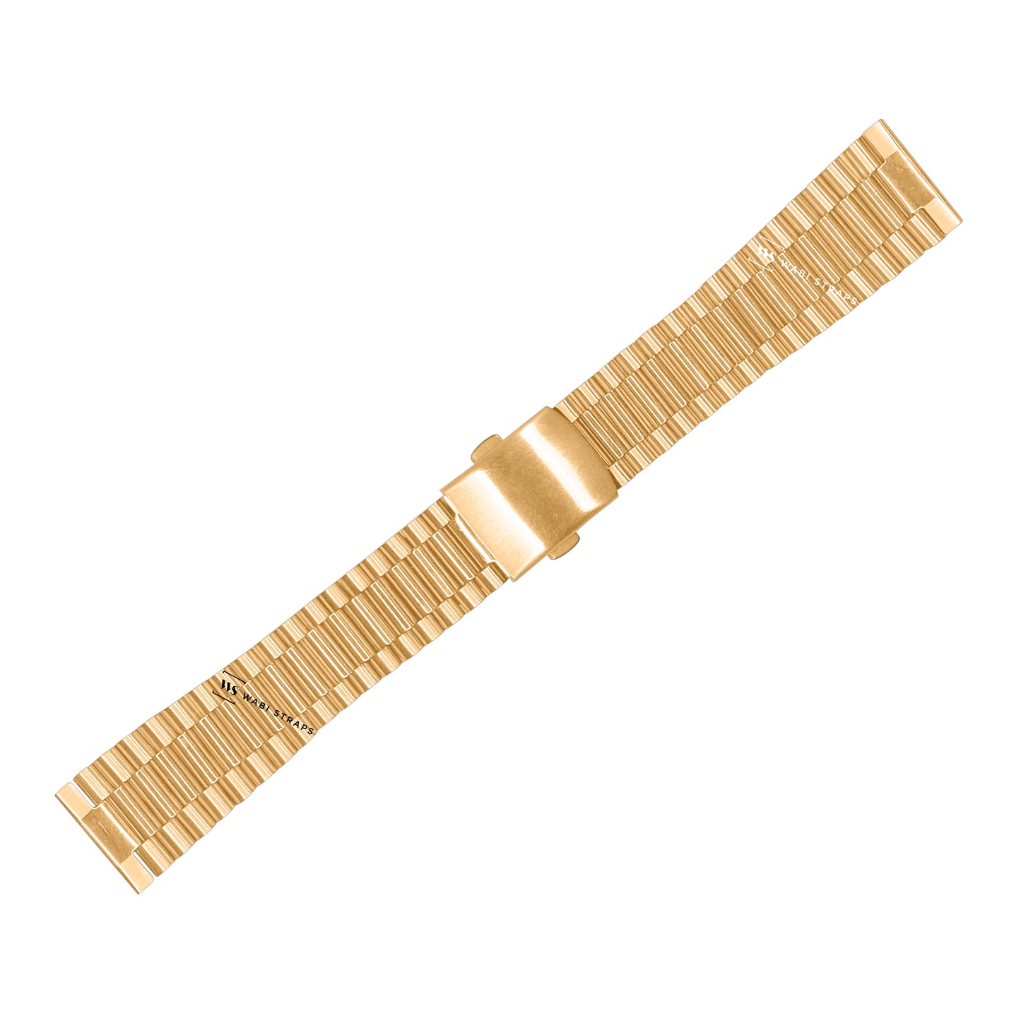 Gold President Rounded Link Metal Bracelet