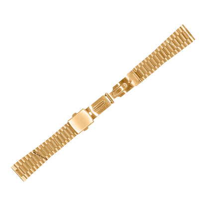 Gold President Rounded Link Metal Bracelet