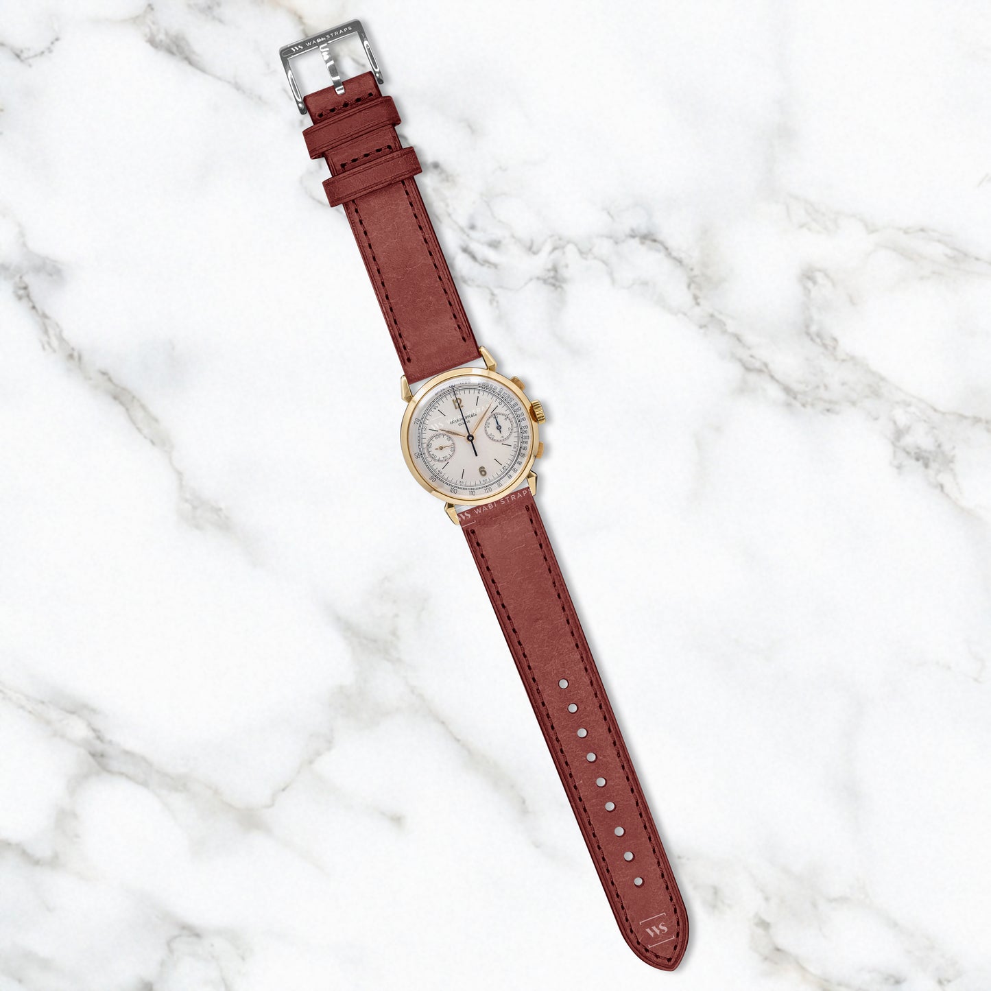 Red Pueblo Italian Leather Strap