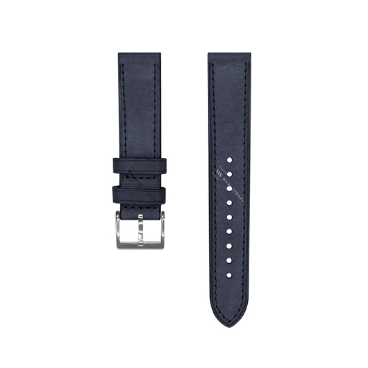 Navy Pueblo Italian Leather Strap