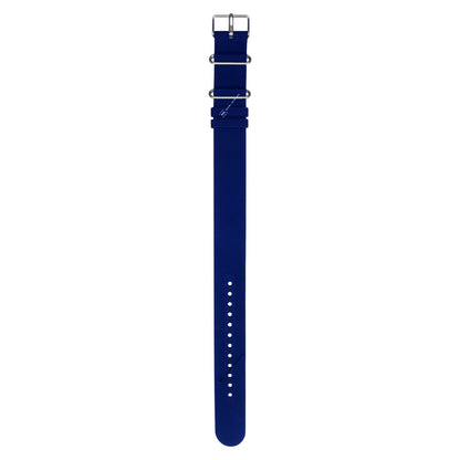 Navy Blue Rubber Single Pass Strap