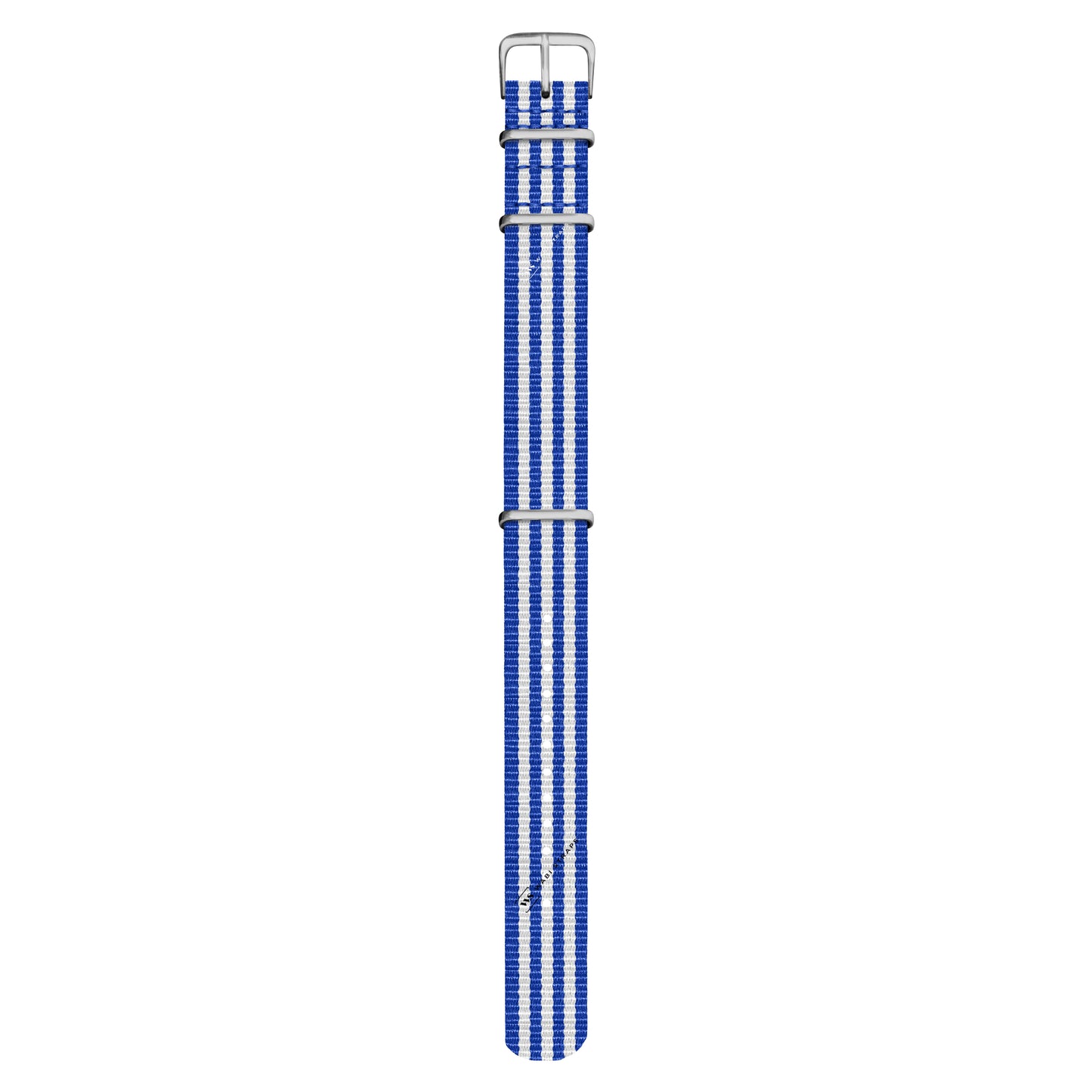 Blue & White Striped Racing British Military Watch Strap