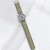 Grey & Yellow Regimental British Military Watch Strap