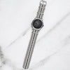 Grey, White & Black Regimental British Military Watch Strap