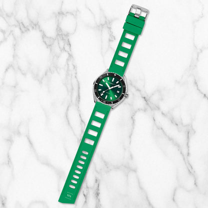 Green Scuba ISO Diver Rubber Strap