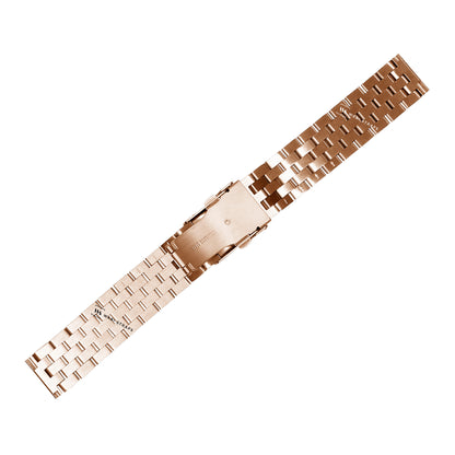 Rose Gold Super Engineer Brick Metal Bracelet