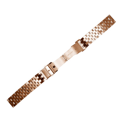 Rose Gold Super Engineer Brick Metal Bracelet