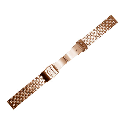 Rose Gold Super Engineer Brick Metal Bracelet