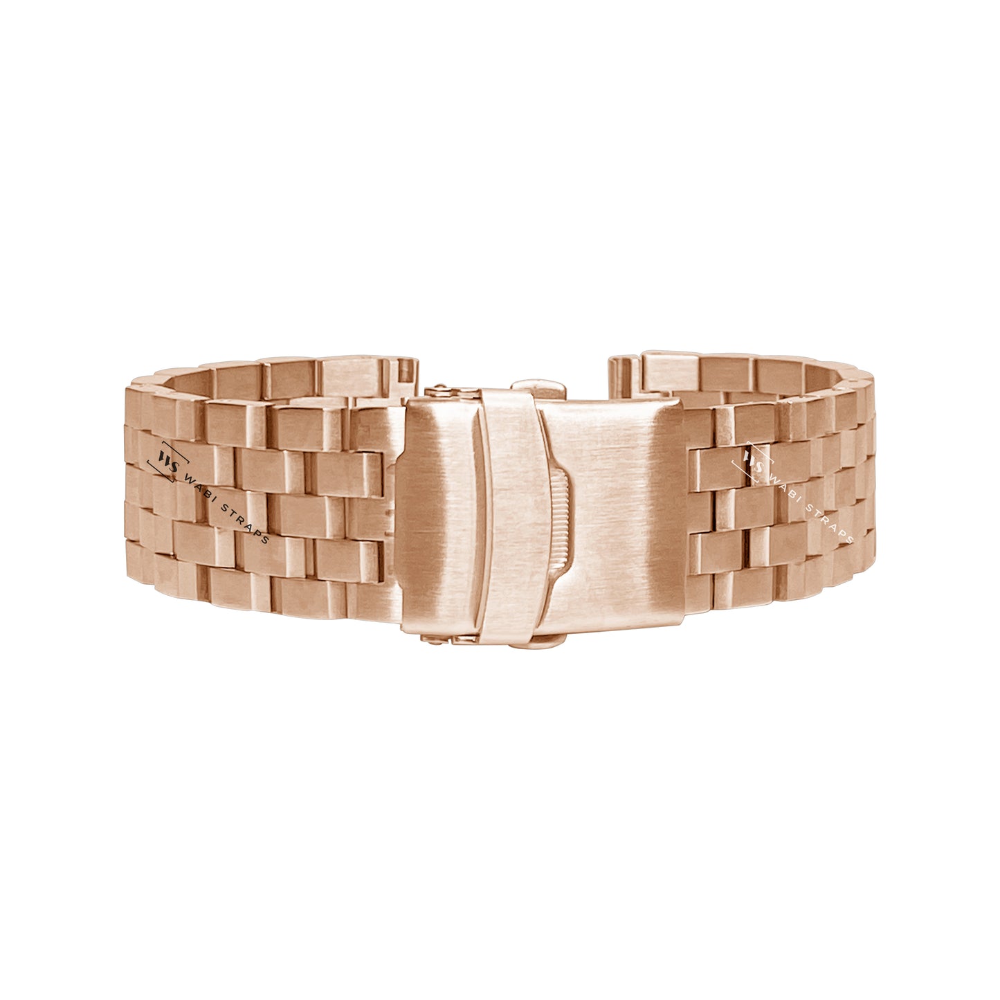 Rose Gold Super Engineer Brick Metal Bracelet