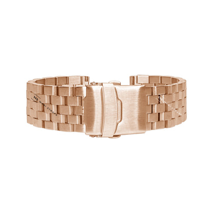 Rose Gold Super Engineer Brick Metal Bracelet