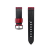 Red Snake Rubber Watch Band