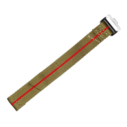 Green & Red Single Pass Velcro Strap