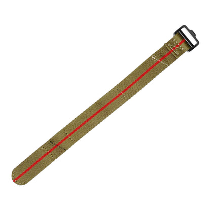 Green & Red Single Pass Velcro Strap