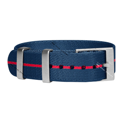 Blue & Red Adjustable Seatbelt Strap