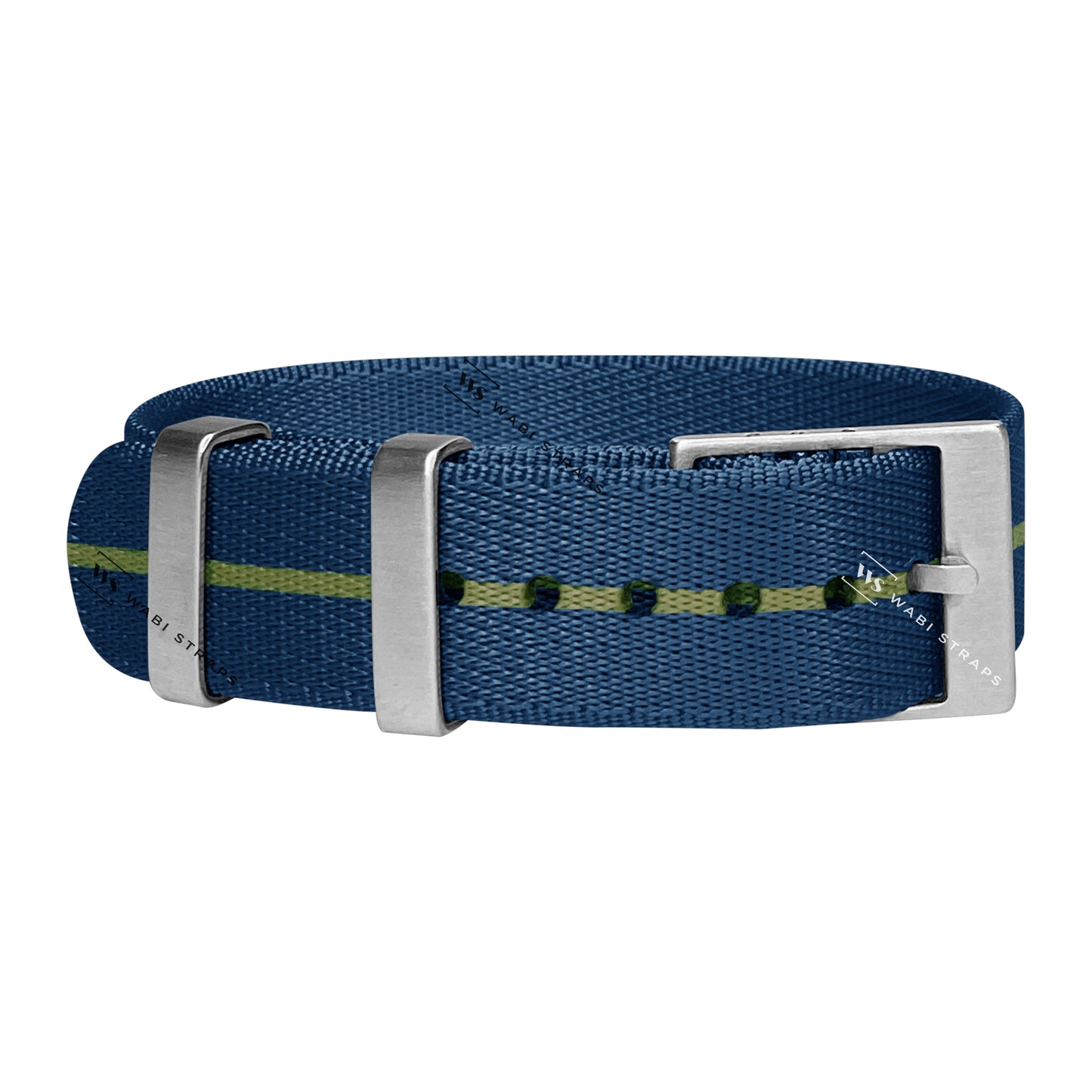 Blue & Green Adjustable Seatbelt Strap