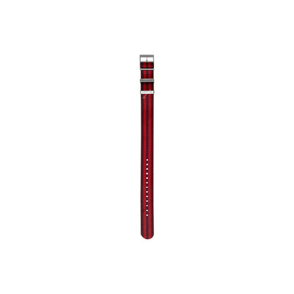 Black & Red 5-Stripe Adjustable Seatbelt Strap