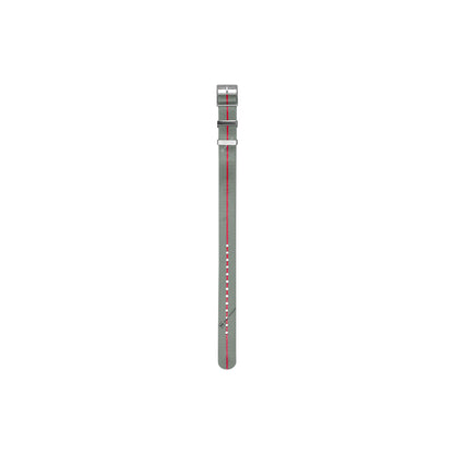 Grey & Red Adjustable Seatbelt Strap