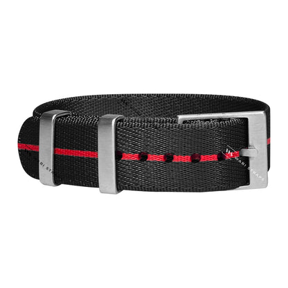 Black & Red Adjustable Seatbelt Strap