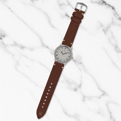 Brown Vintage Leather Watch Strap