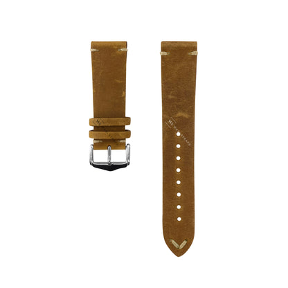 Tan Vintage Leather Watch Strap